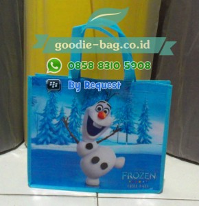 Tas Ulang Tahun Snowman Olaf Frozen