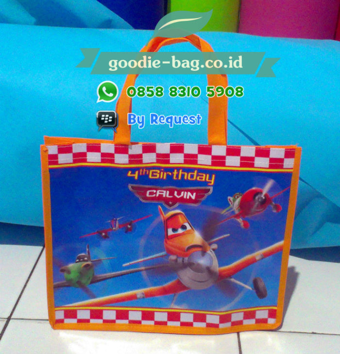 Tas Ulang Tahun Planes / Tas Ultah Planes / Goodie Bag Planes / Goody Bag Planes
