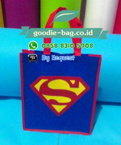 Tas Ulang Tahun Superman / Tas Ultah Superman / Goodie Bag Superman