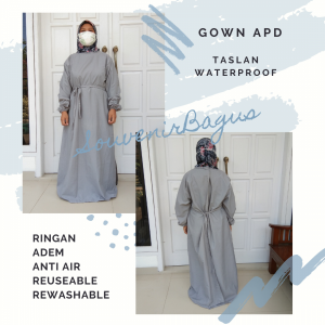 APD Gown Taslan Parasut Anti Air